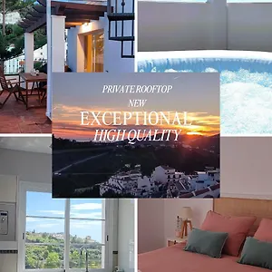 Penthouse With Hot Tub And Air Conditioning Offering Breathtaking Panoramic Mountain And Sea Views , Cómpeta Spanje